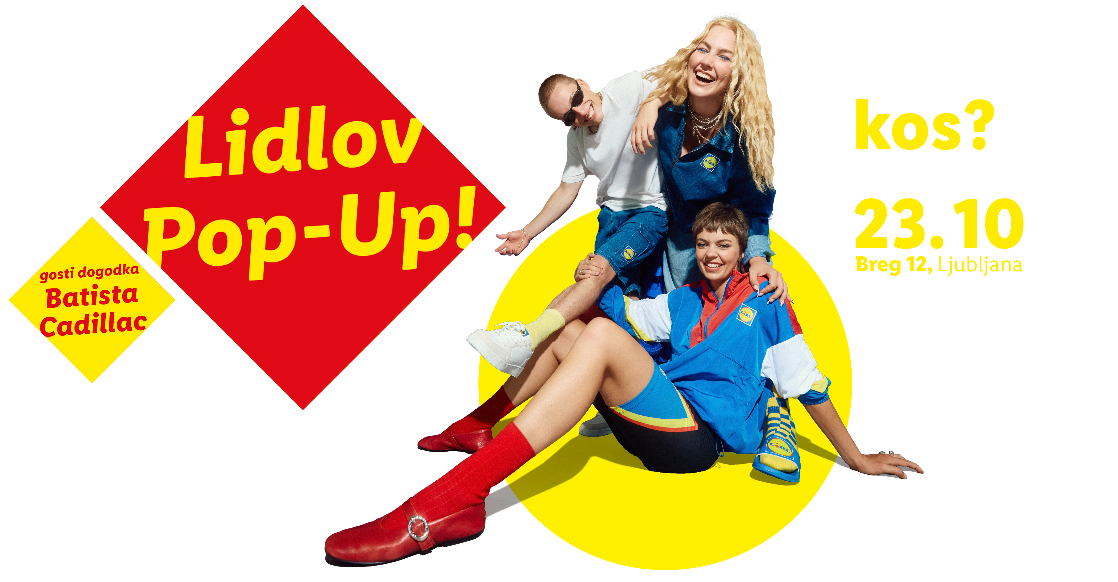 Lidlov Pop-Up dogodek z Batista Cadillac, 23.10. na Bregu 12, Ljubljana.