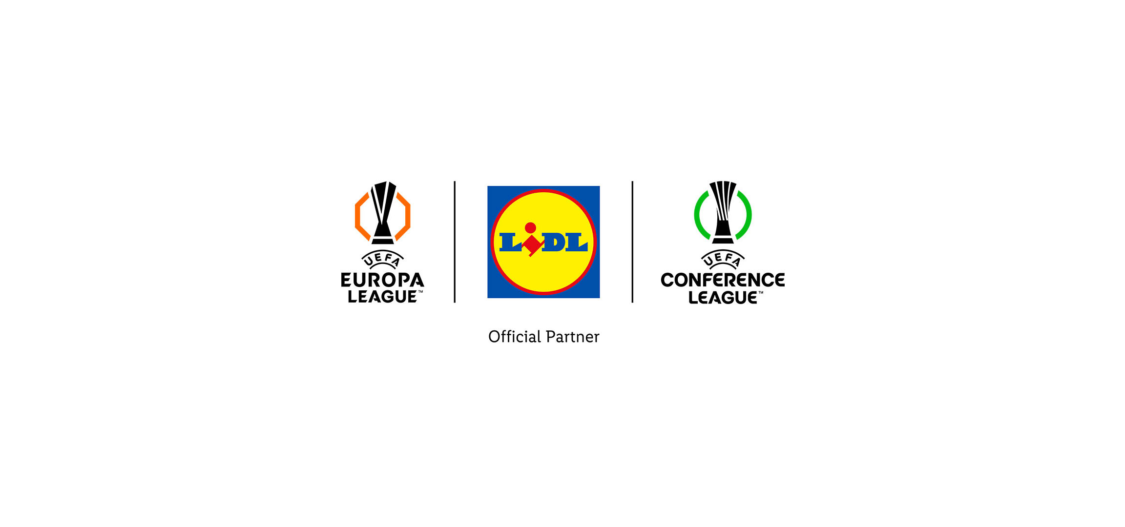 Lidl, uradni partner UEFA Evropske lige in Konferenčne lige.