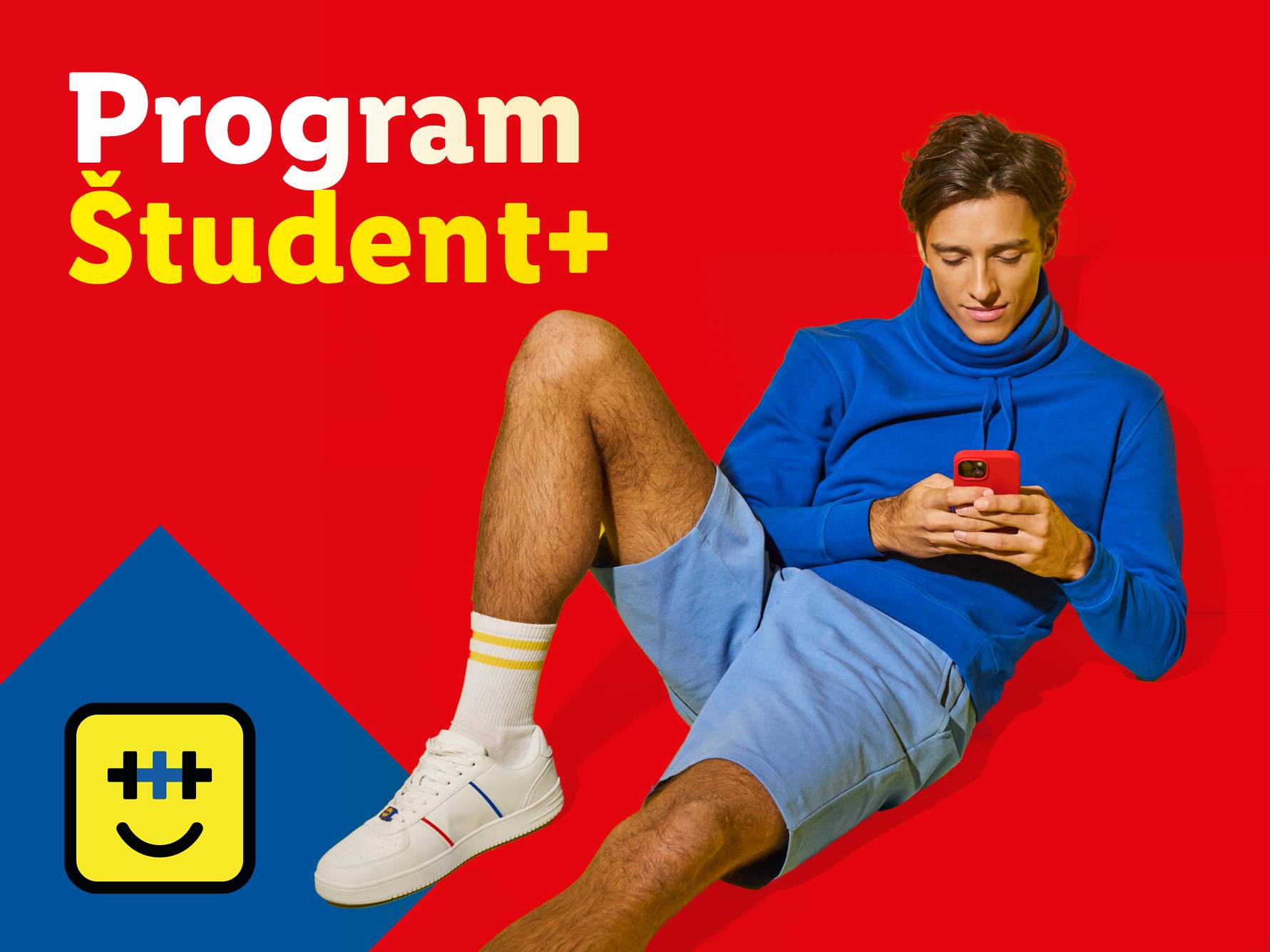 Program Študent+: pametni telefon in oblačila za prosti čas.