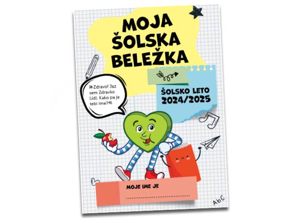 Nova dobrodelna šolska beležka Zdravka Lidla