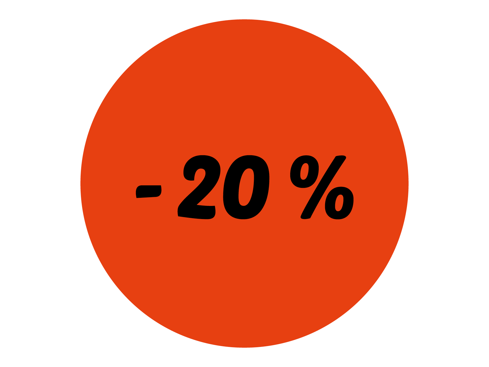 - 20 %